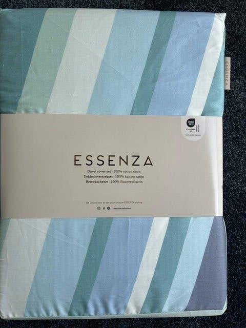 Essenza dekbedovertrek 200/200-220 100% Satijn Katoen, Huis en Inrichting, Info@essenzahome.nl, Essenza, Dekbedovertrek, Katoen