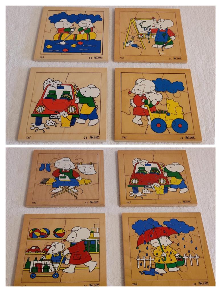Alles moet weg!! Rolf I 8 puzzels I Bezige muizen, Kinderen en Baby's, Speelgoed | Educatief en Creatief, Ophalen, Gebruikt