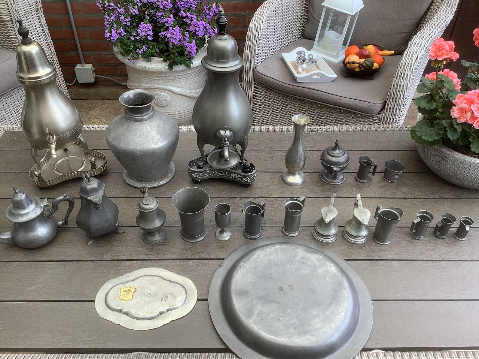 Tekoop diverse soorten Tin, Ophalen
