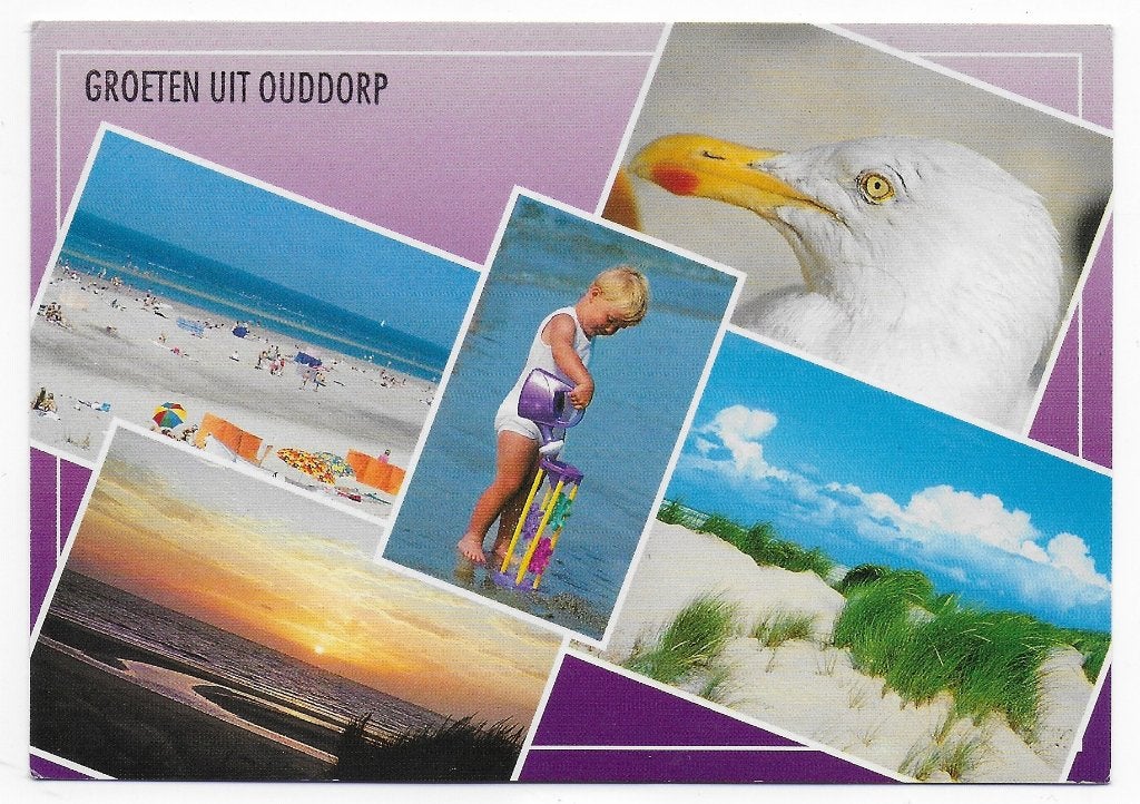 Ouddorp Gelopen Ansichtkaart ( B5940), Ophalen of Verzenden, 1980 tot heden, Gelopen