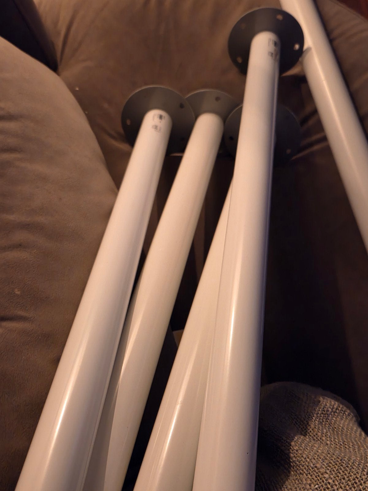 IKEA poten 1 in hoogte verstelbare tafelpoot 4 gewone, Huis en Inrichting, Tafelonderdelen, Ophalen, Tafelpoot, Gebruikt, 50 tot 100 cm