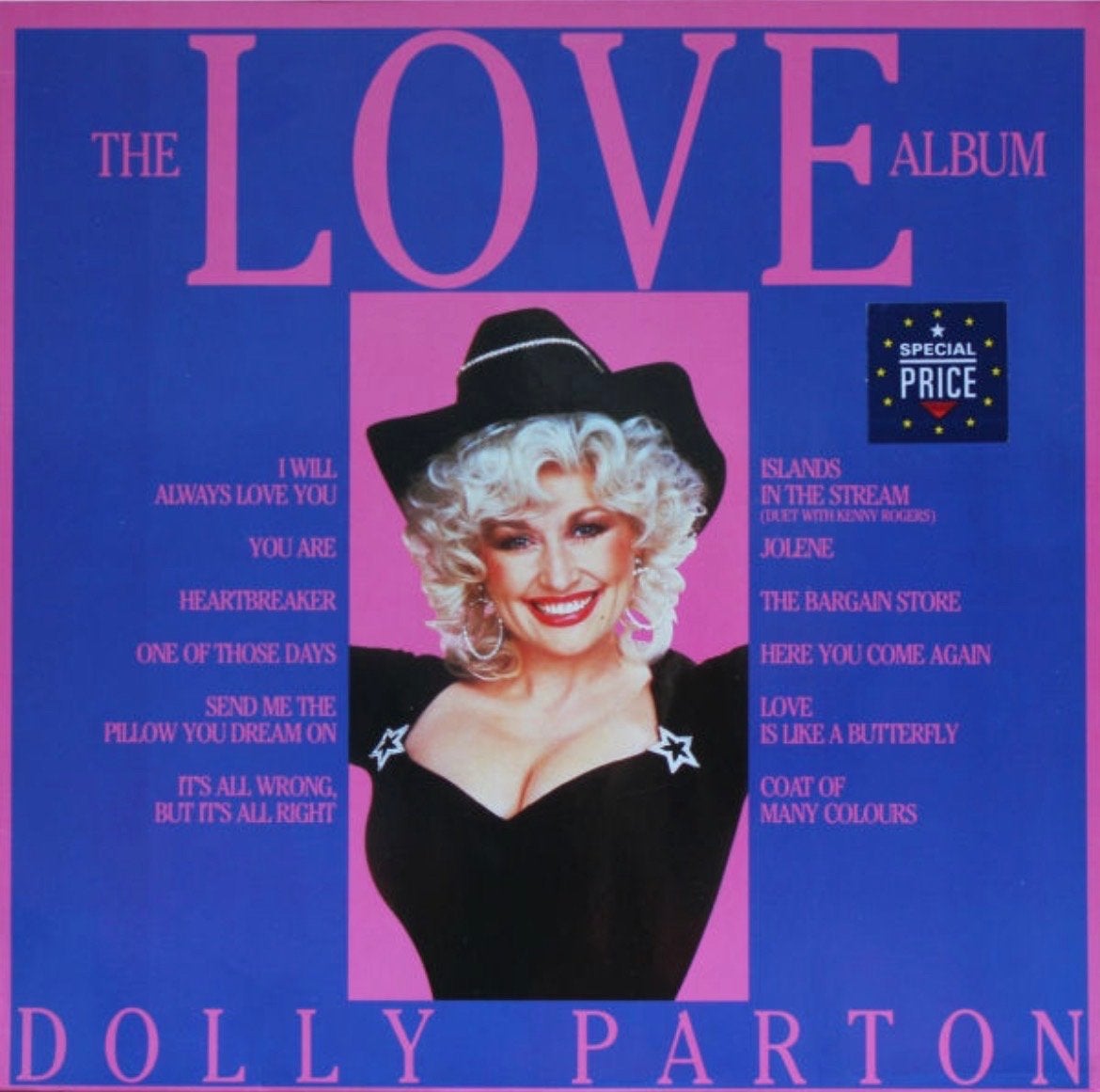 Prachtige TOP LP vinyl Dolly Parton The Love Album alle hits, Ophalen of Verzenden, Zo goed als nieuw, Country, Verzamelalbum
