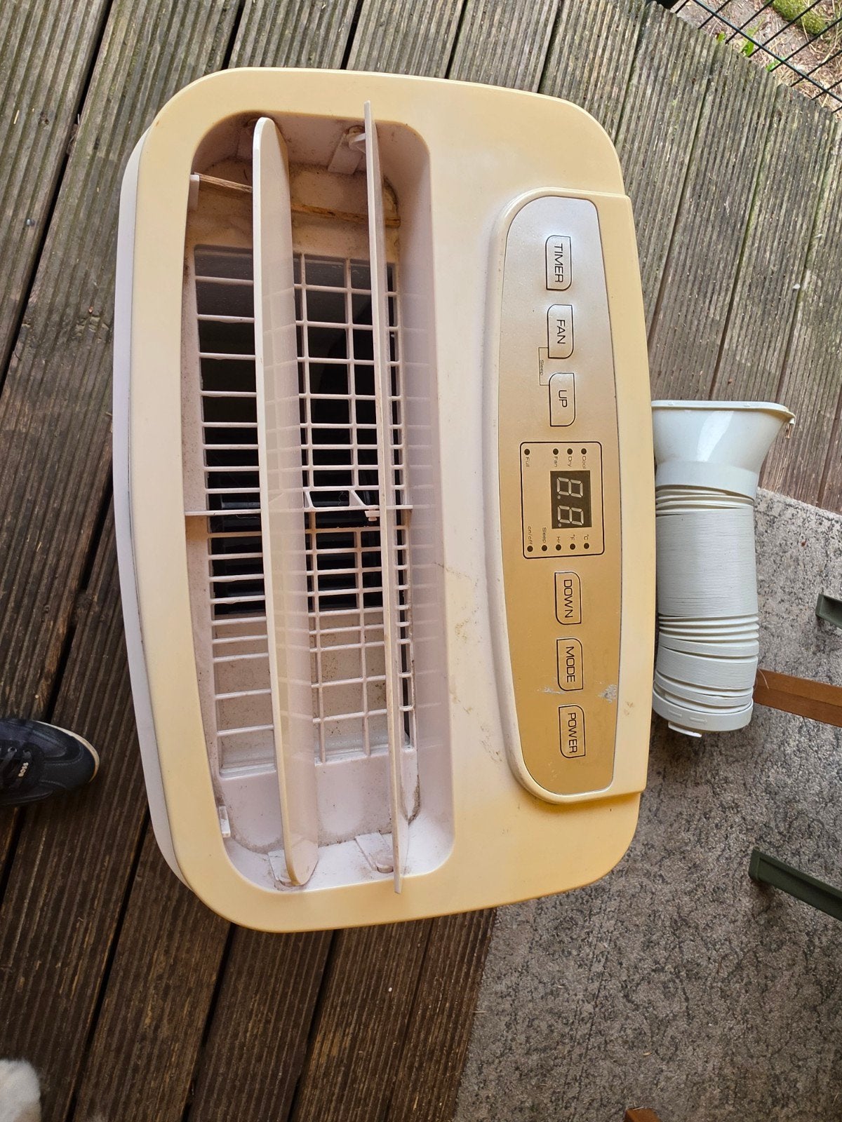 Diamant Mobiele Airco 12000 BTU - Koelen en Ontvochtigen, Energieklasse A of zuiniger, Gebruikt, Minder dan 60 m³, 3 snelheden of meer