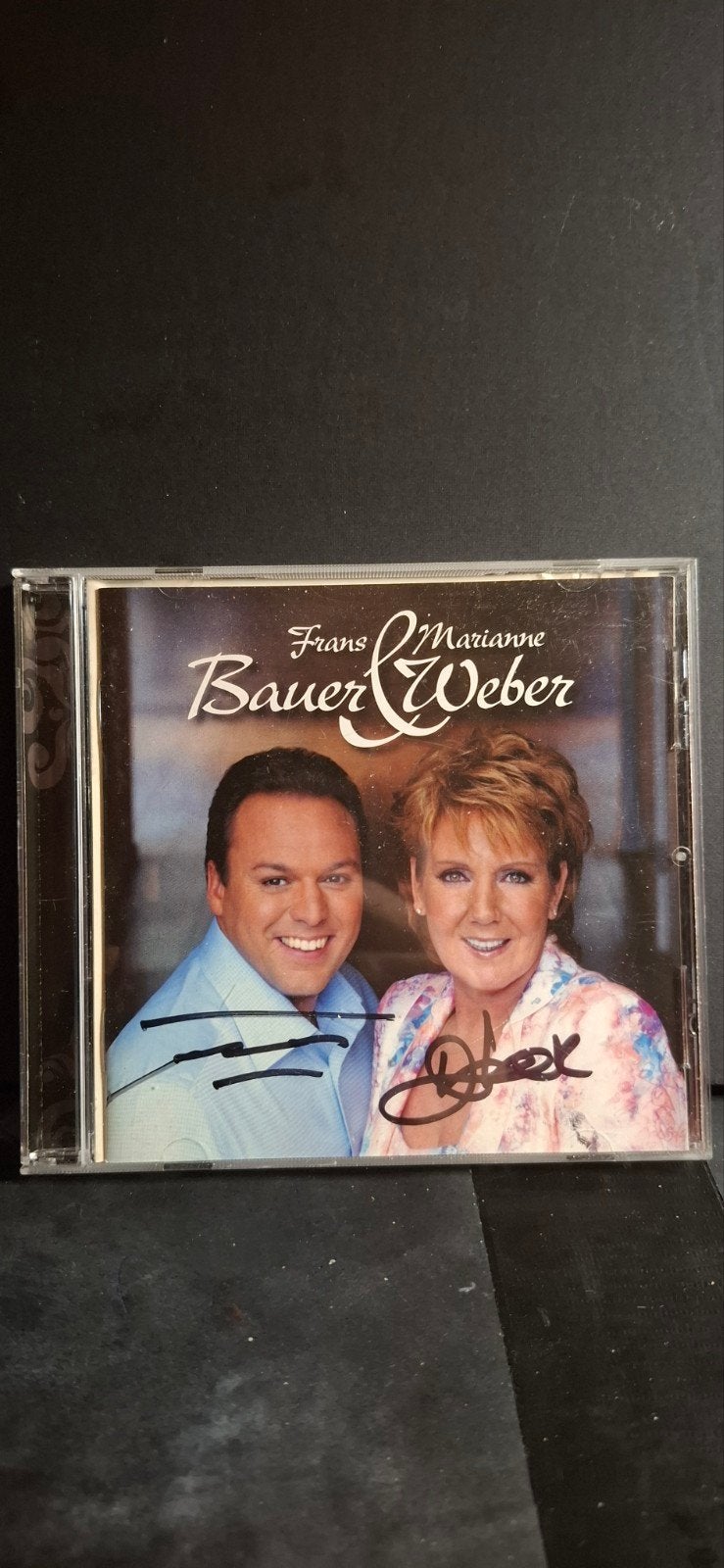 Frans Bauer & Marianne Weber - Gesigneerde CD, Ophalen of Verzenden, Zo goed als nieuw, Levenslied of Smartlap, Gesigneerd