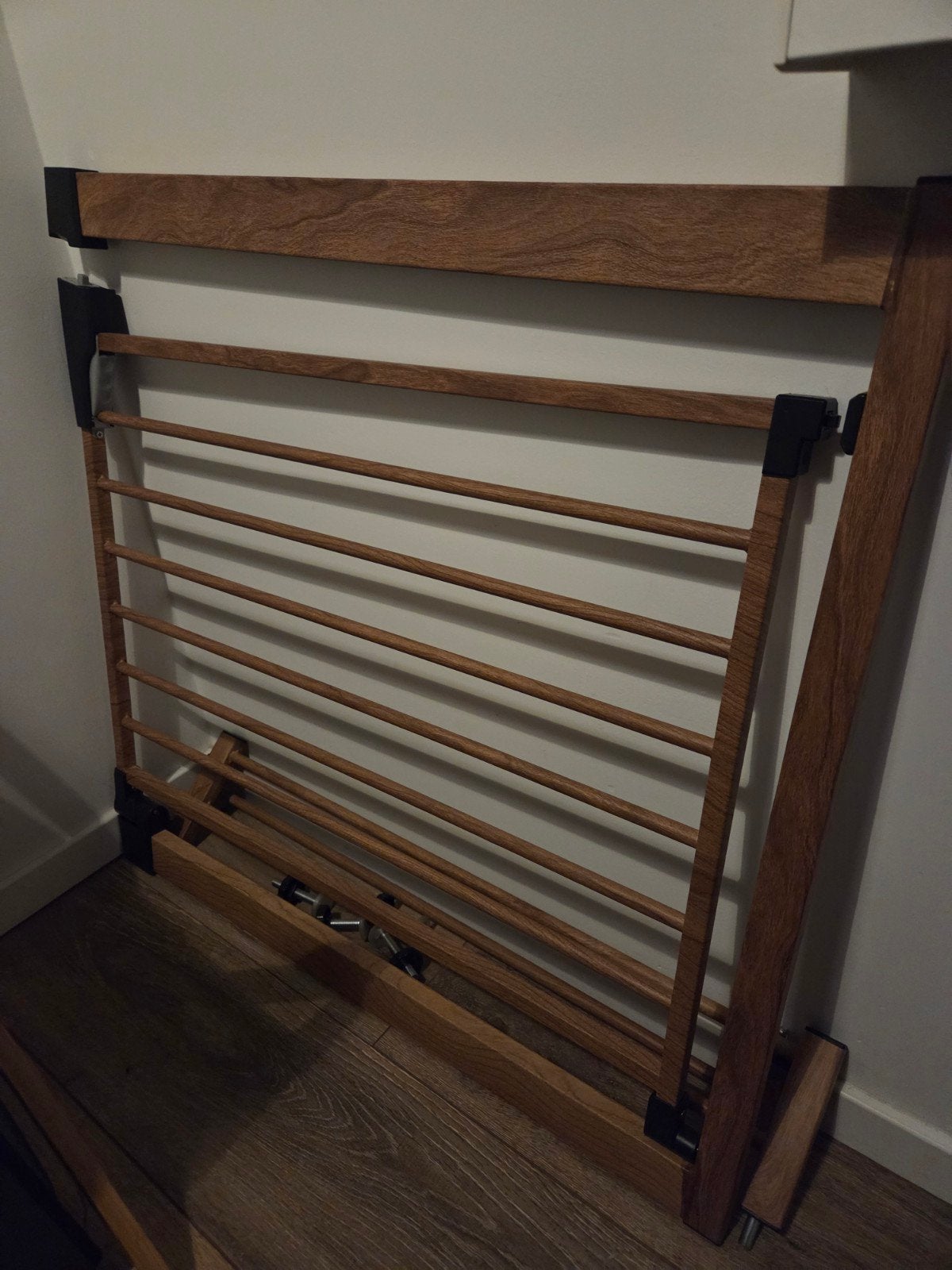 ADSafety Traphekje Zonder Boren - Hout - 76 t/m 103 cm, Kinderen en Baby's, Ophalen, Nieuw, 100 tot 115 cm, Klemhekje