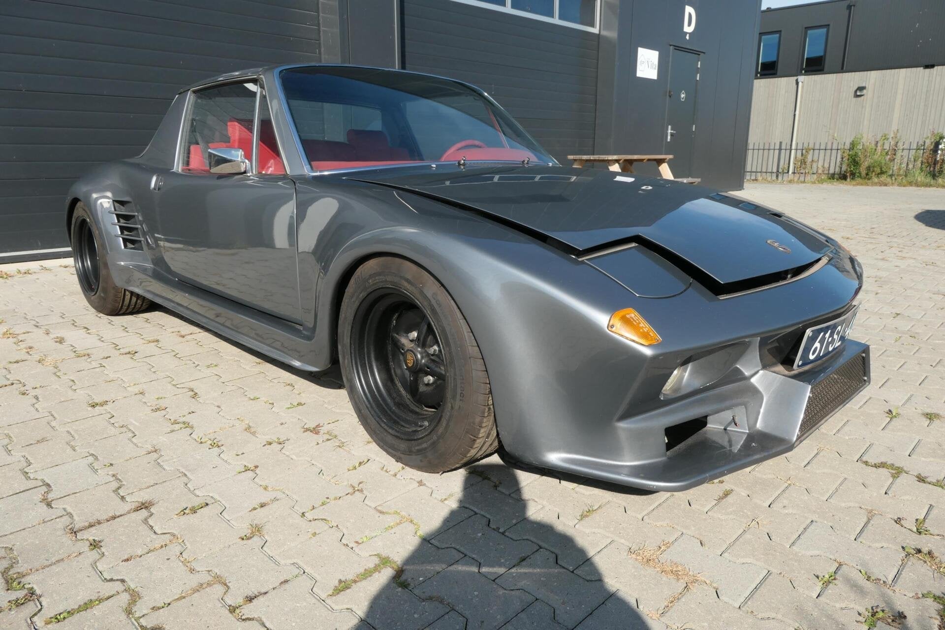 Volkswagen Porsche 914 2.4 Lenner ombouw, Auto's, Achterwielaandrijving, Cabriolet, 2 stoelen, Zilver of Grijs