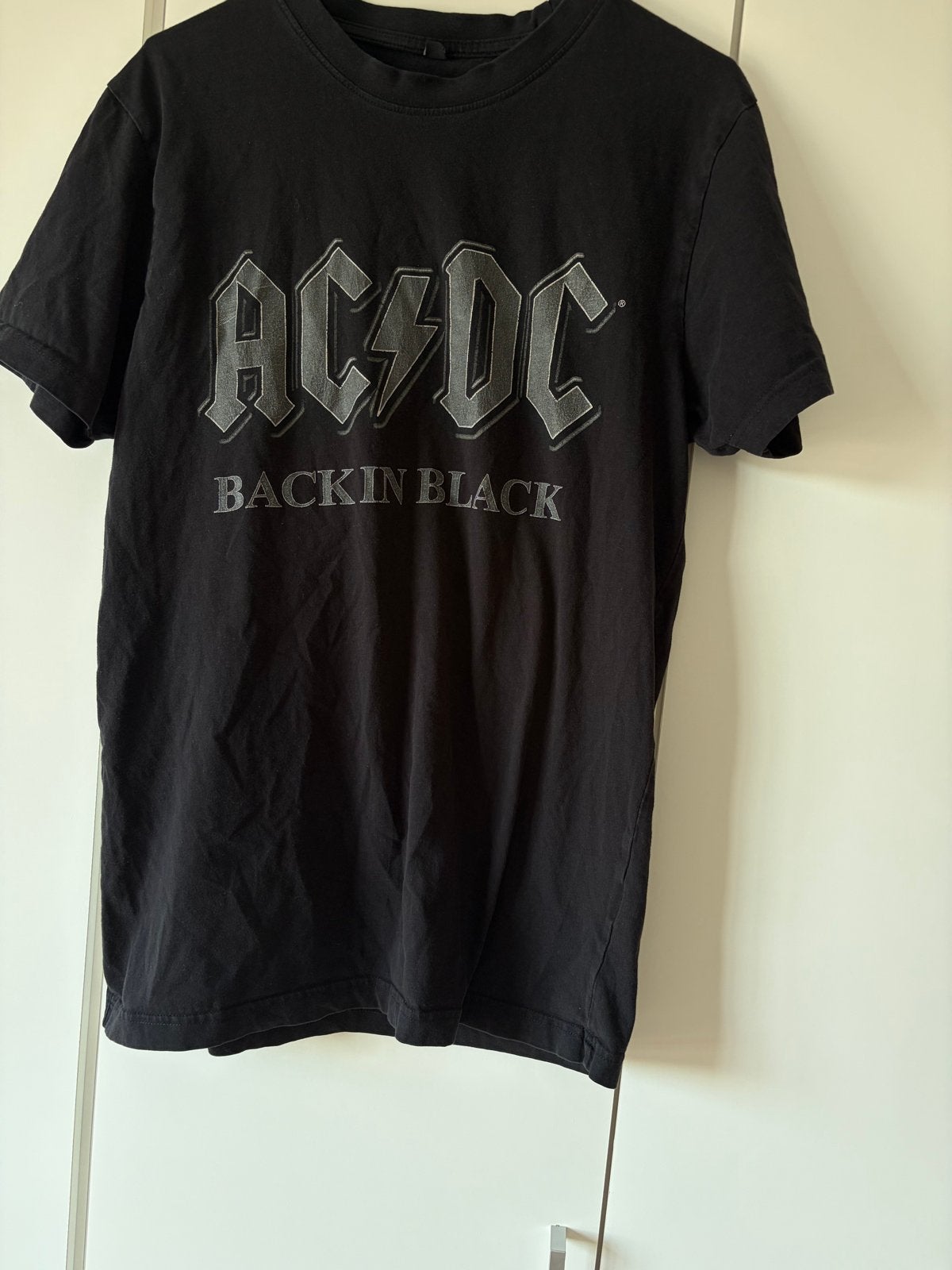 AC/DC Back in Black T-shirt - Maat M, Kleding | Heren, Ophalen of Verzenden, Gedragen, Maat 48/50 (M), Zwart
