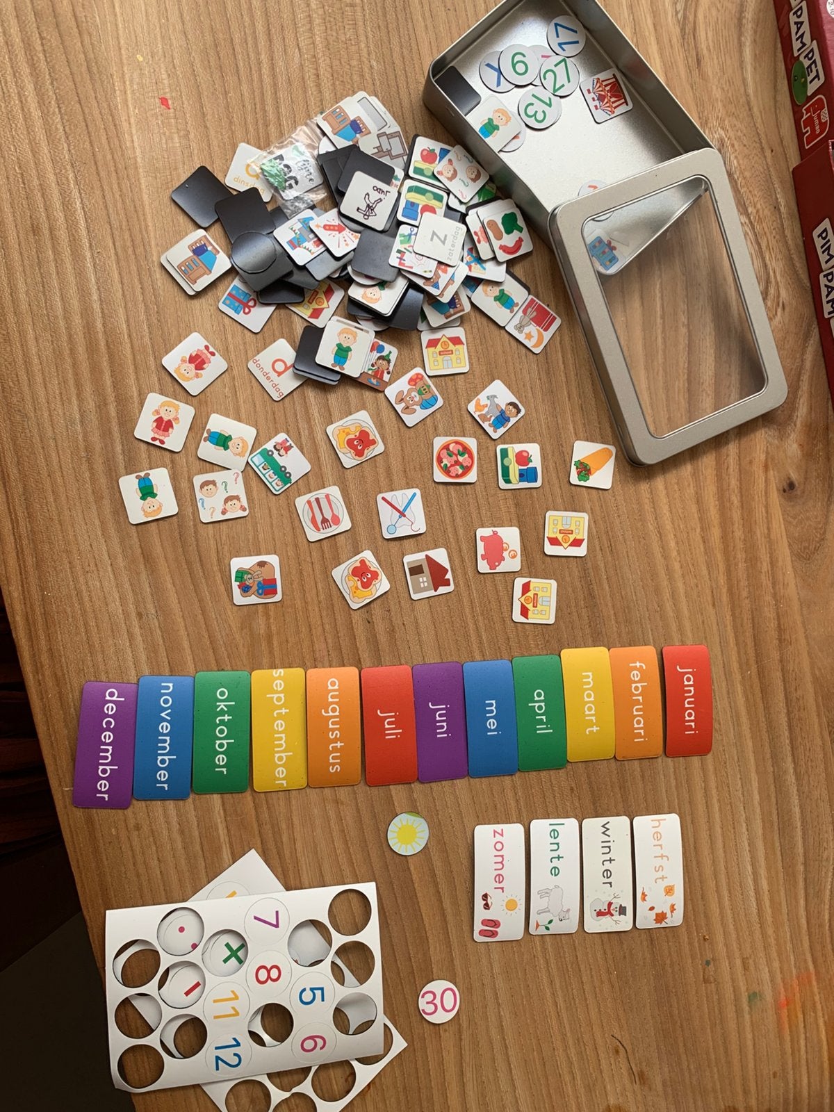 Dagritme pictogrammen magnetisch olifantastisch, Ophalen of Verzenden, Zo goed als nieuw