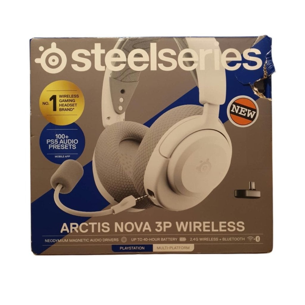 STEELSERIES Arctis Nova 3P PS5 PS4 Over-ear Wit | Nieuw, Flex Ltd., Nieuw, https://flex.com/contact-us, Nobelstraat 10, 5807 GA Oostrum LB, Limburg, Nederland
