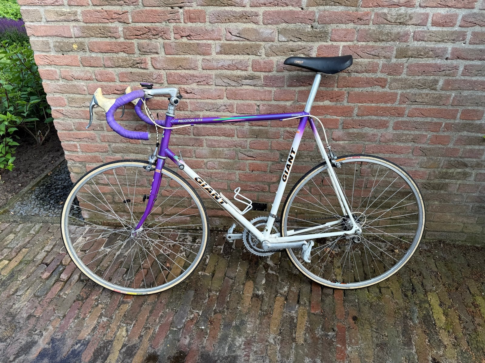Giant Peloton Lite racefiets - Vintage paars/wit, Ophalen, 28 inch, Gebruikt, Giant