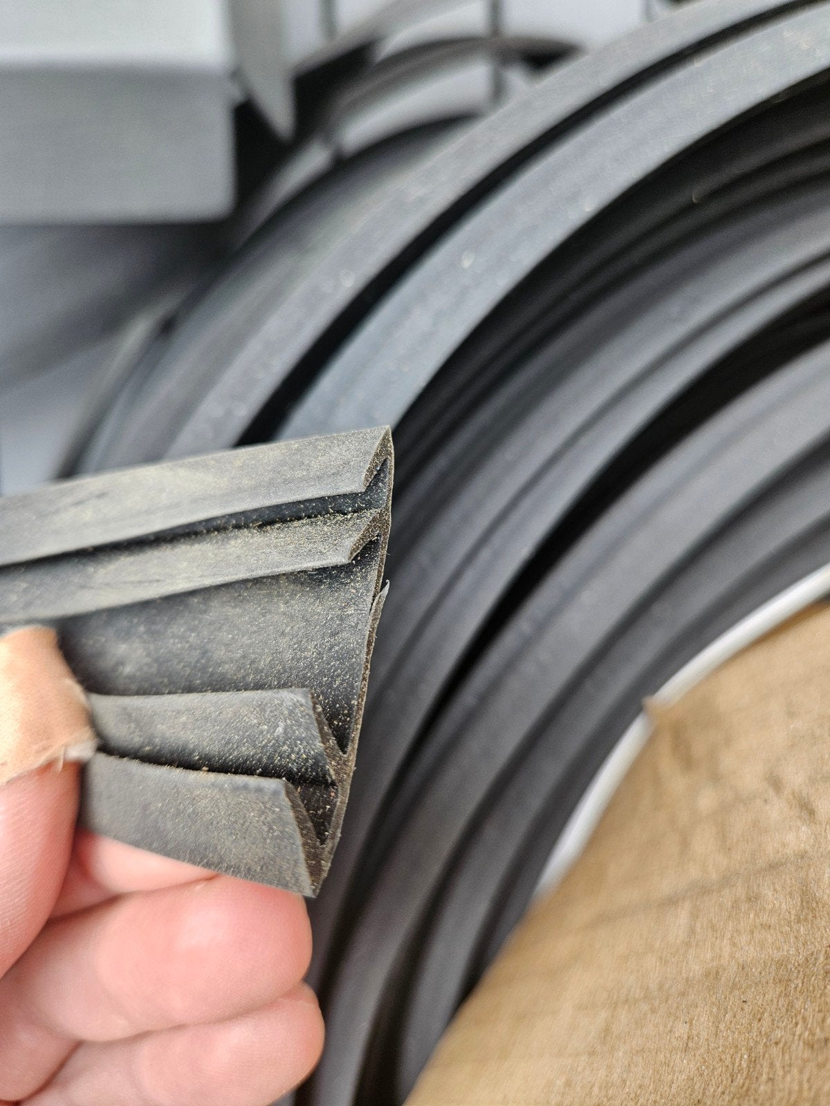 Voegband Rubber Voegafdichtingsprofiel Trespa 45mm 98m, Doe-het-zelf en Verbouw, Isolatie en Afdichting, Minder dan 4 cm, Overige materialen