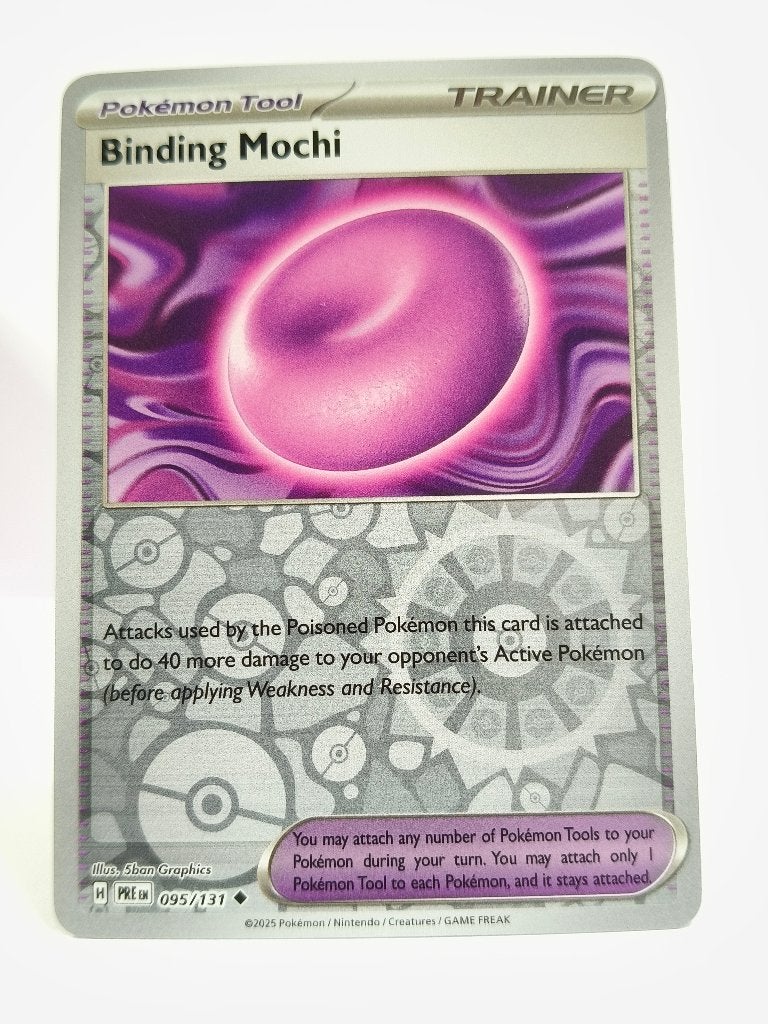 Pokémon - PREEN - Binding Mochi - 095/131 - Reverse Holo, Verzenden, Zo goed als nieuw, Losse kaart, Foil