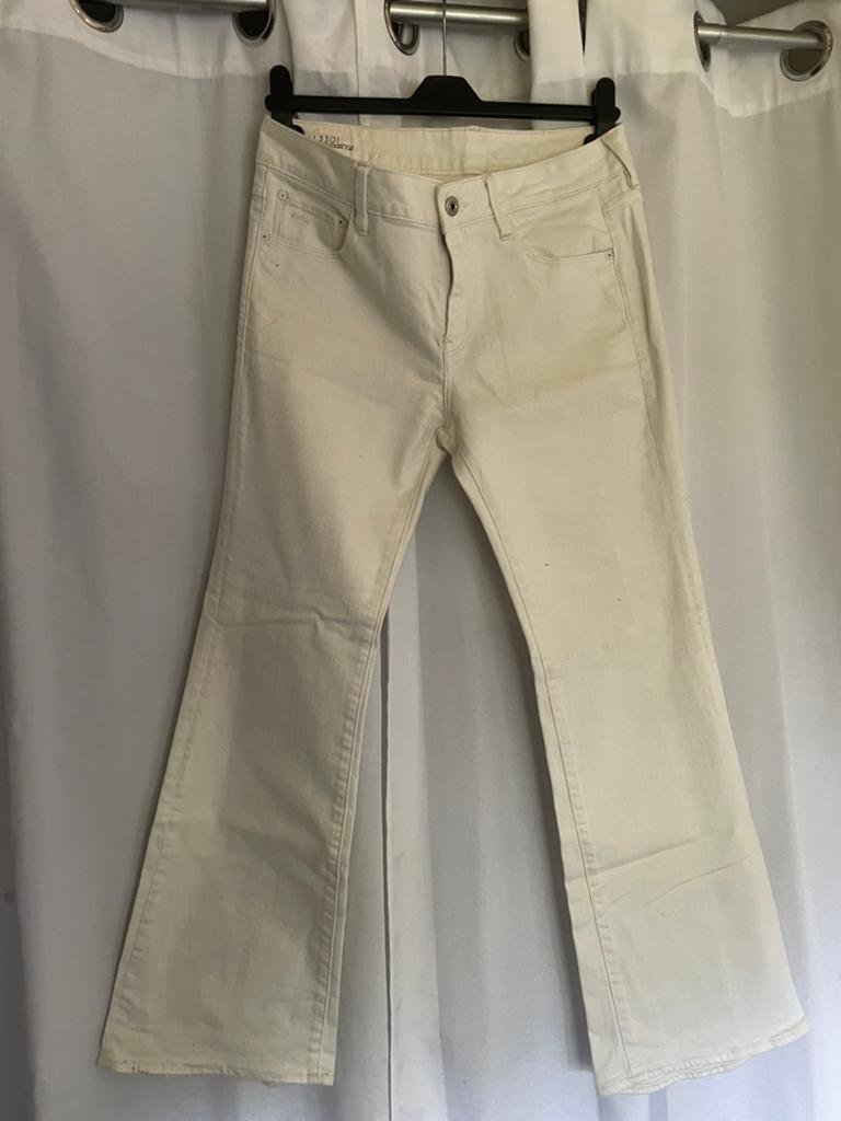 G-star broeken en 1 levi’s. Maat 28, Ophalen of Verzenden, Zo goed als nieuw, Wit, W28 - W29 (confectie 36)