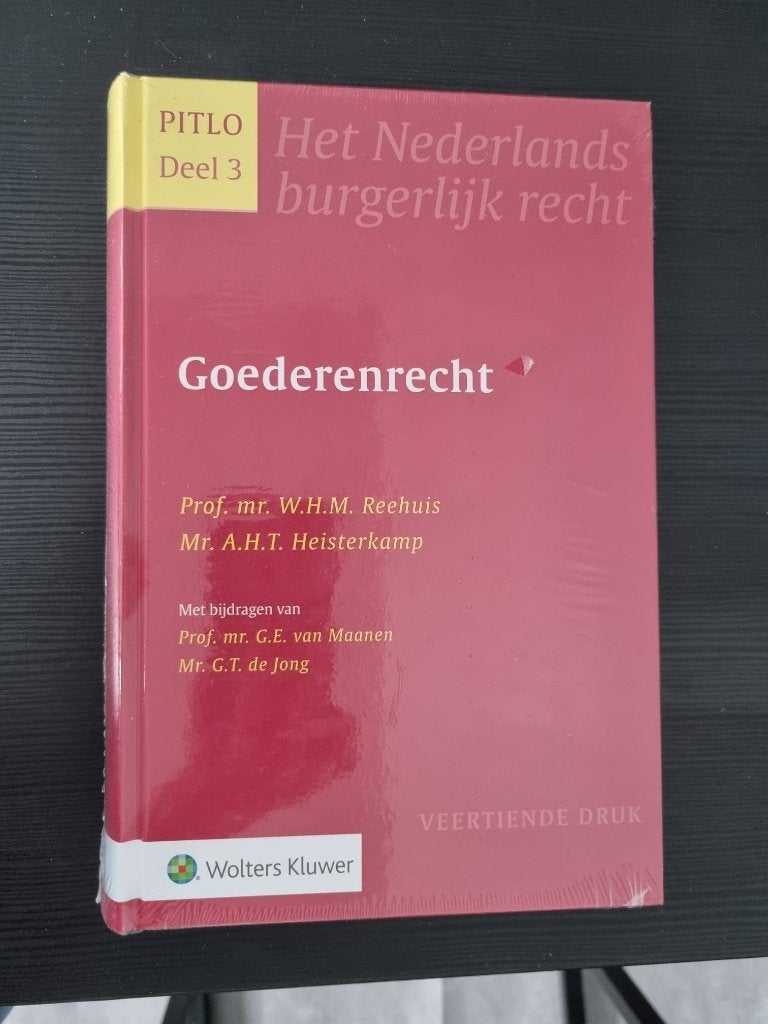 Goederenrecht - Pitlo - 14e druk, Nieuw, Diverse auteurs, Ophalen of Verzenden, WO