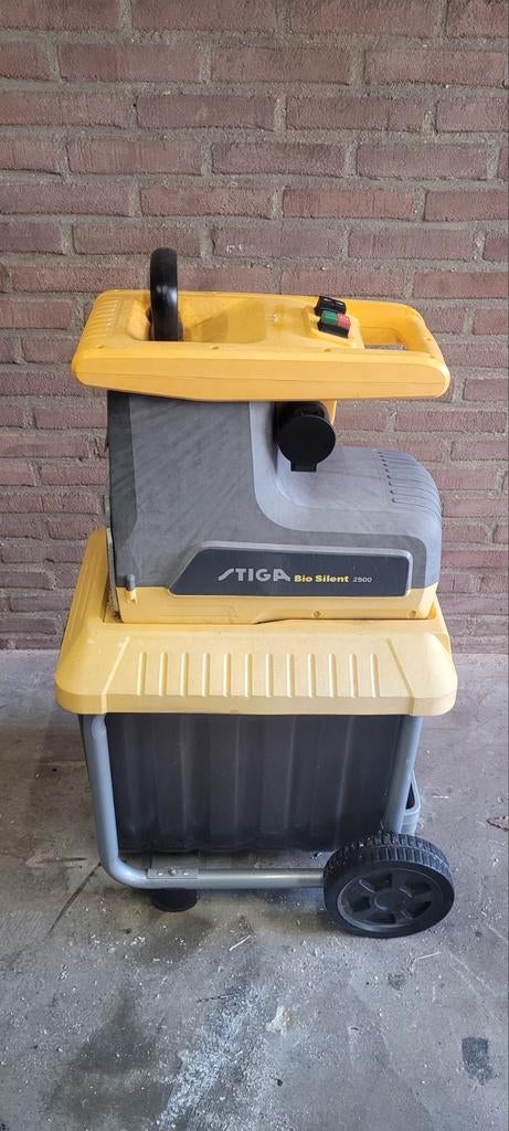 Stiga Bio Silent 2500 hakselaar, Tuin en Terras, Ophalen, Gebruikt, STIGA, Met opvangbak