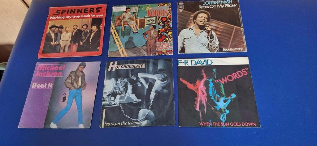 6 singles 7 inch  in 1 koop, Ophalen of Verzenden, Gebruikt, Overige formaten