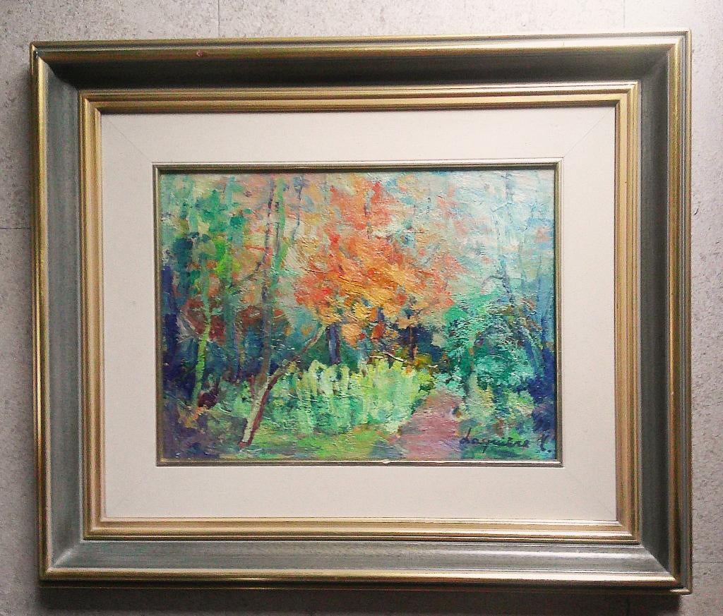 Impressionistich Herfstbos - Myriam Laquière (BE), Ophalen of Verzenden