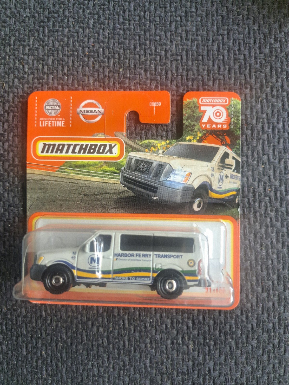 matchbox mattel model Nissan nv van "harbor transport ", Matchbox mattel, Thailand, Nieuw, Ophalen of Verzenden