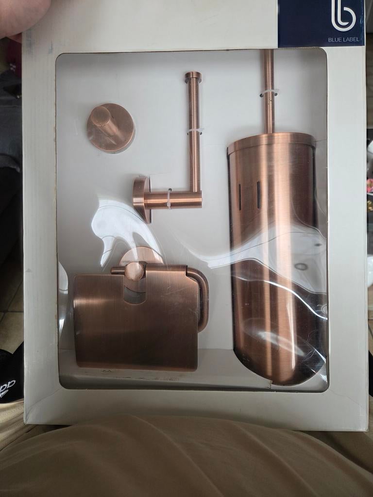 Blue label vida toiletset koper, Ophalen of Verzenden, Nieuw, Bruin, Overige typen