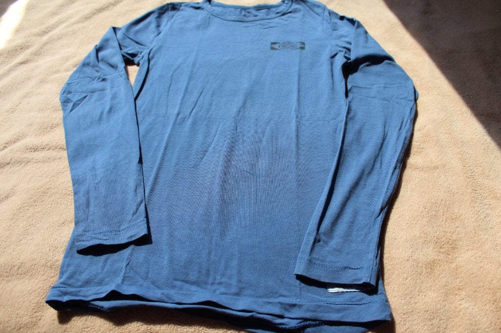 Vingino Longsleeve Shirt Blauw - Maat 12 jaar, Kinderen en Baby's, Kinderkleding | Maat 152, Verzenden, Zo goed als nieuw, Vingino