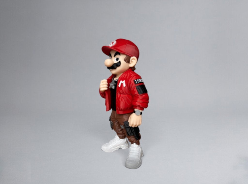 Mario Urban Vibes – Street Style Figuur – 30 cm, Ophalen of Verzenden, Nieuw, Fantasy