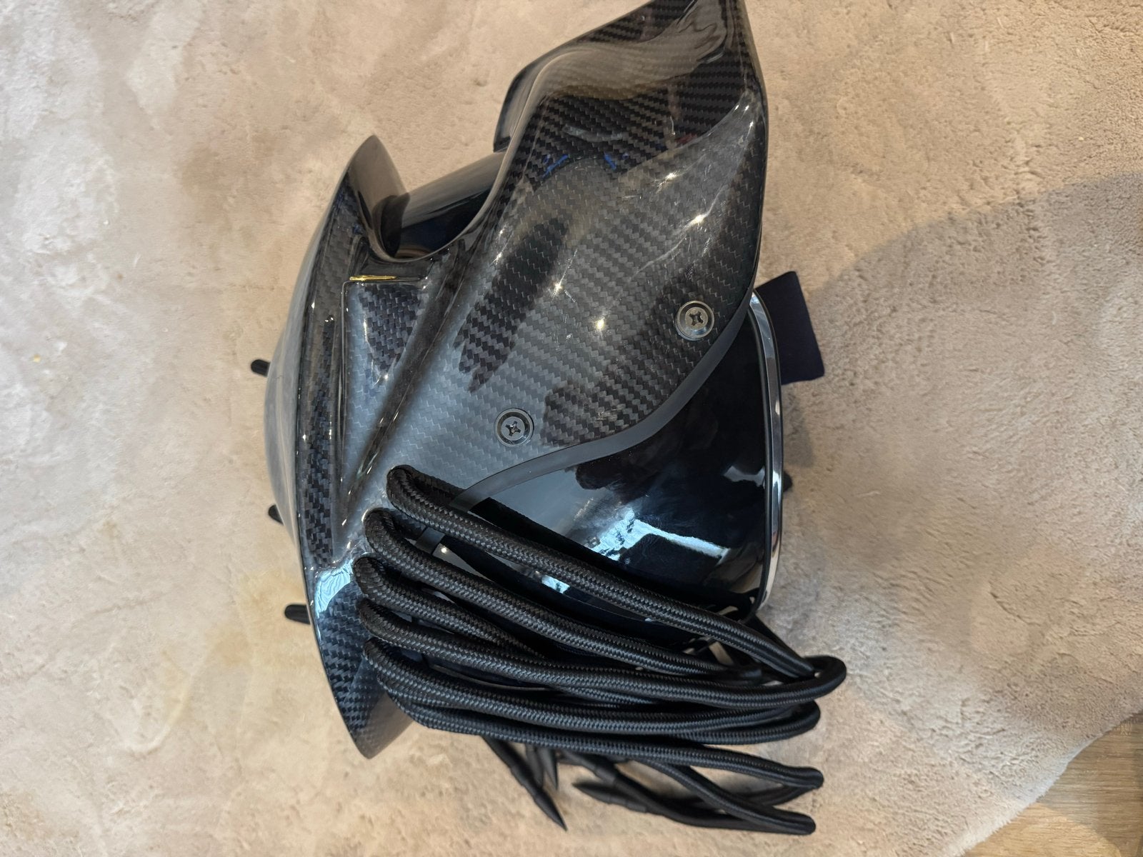 Unieke Predator Carbon Motorhelm - Maat xxl, Motoren, Overige merken, M, Heren, Ophalen of Verzenden