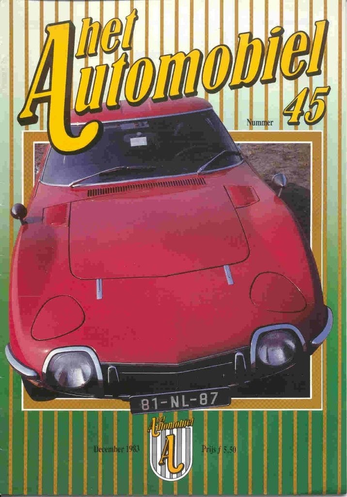 Het Automobiel 45 1983 Wartburg, Toyota 2000 GT, Bertone, Ophalen of Verzenden, Nieuw, Toyota