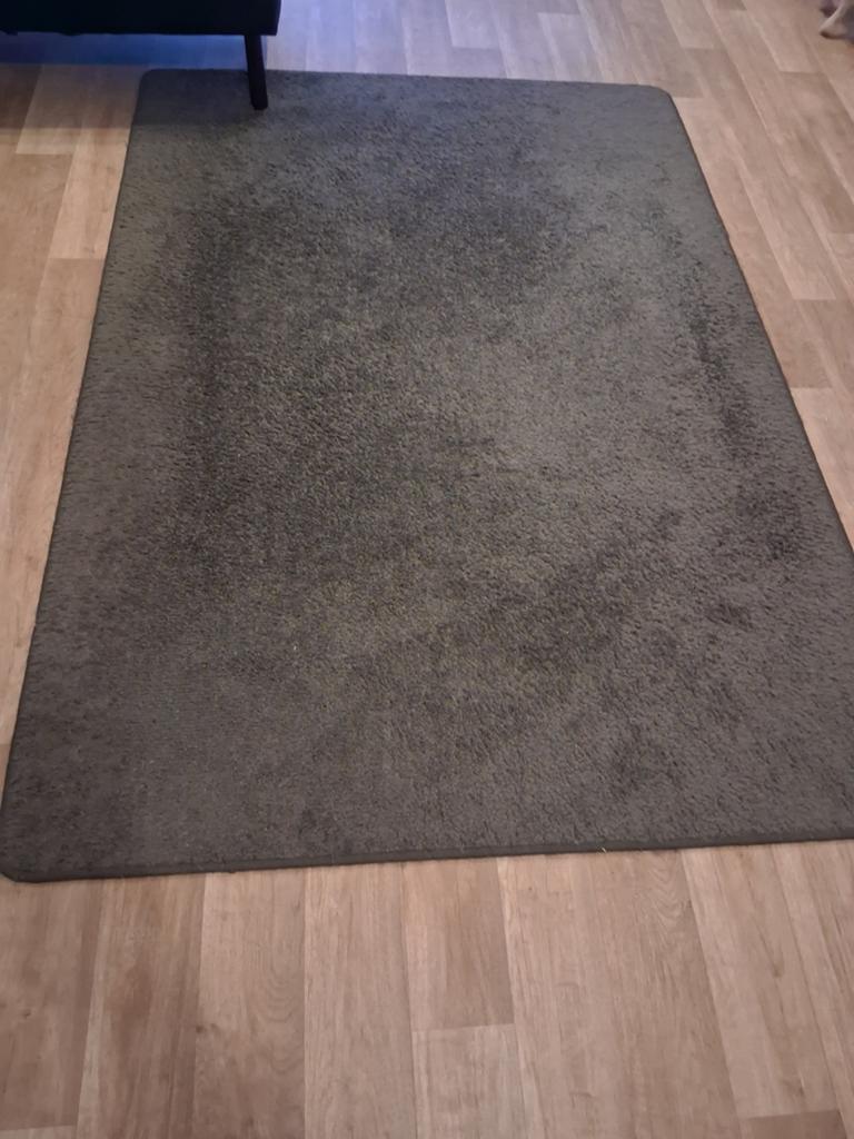 Grijs vloerkleed, Huis en Inrichting, Stoffering | Tapijten en Kleden, 100 tot 150 cm, Ophalen of Verzenden, Zo goed als nieuw