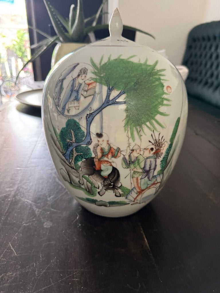 Chinese gember pot, Antiek en Kunst, Antiek | Keramiek en Aardewerk, Ophalen of Verzenden