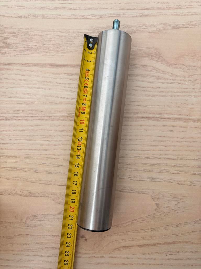 8 IKEA bedpoten 21 cm hoog voor twee eenpersoonsbedden, Huis en Inrichting, Slaapkamer | Bedden, Gebruikt, Overige kleuren, Tweepersoons
