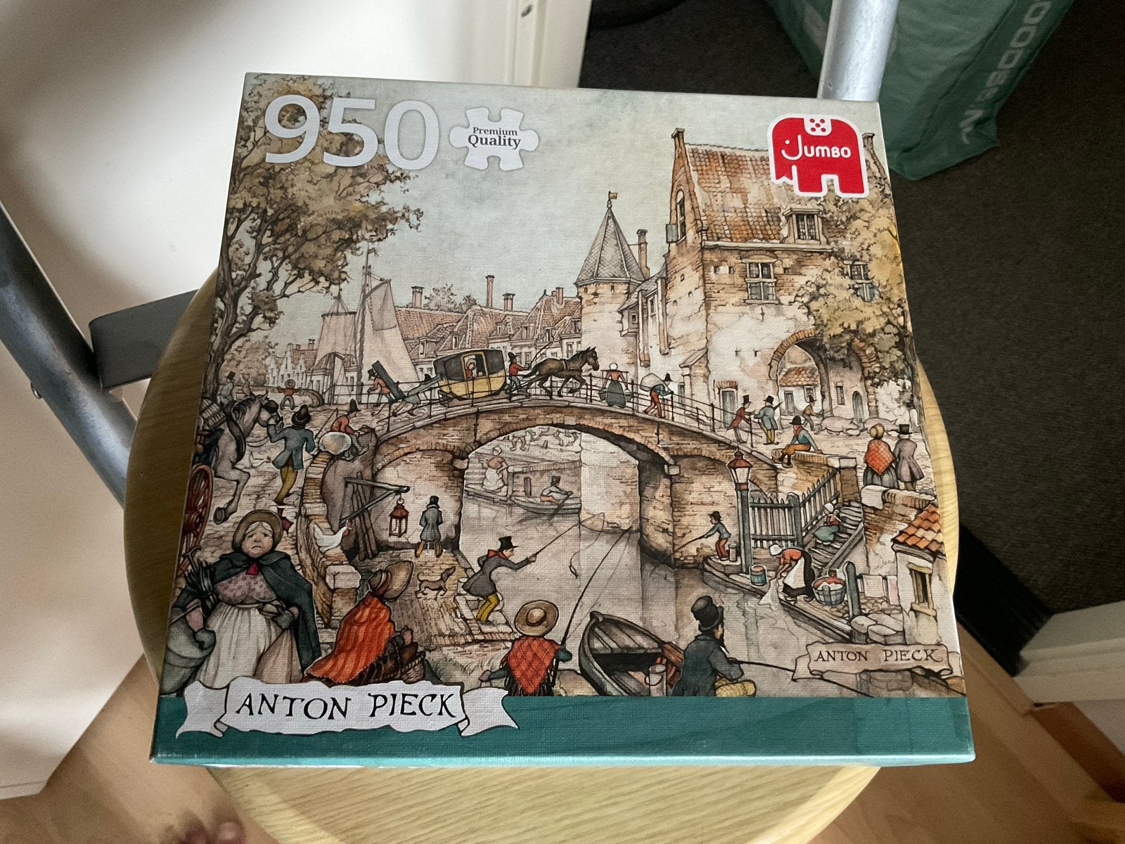 Jumbo Anton Pieck Legpuzzel 950 stukjes, Ophalen, 500 t/m 1500 stukjes, Gebruikt, Legpuzzel