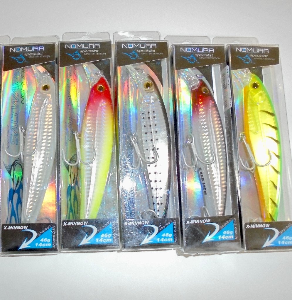 Big Game Nomura X-Minnow 14cm 46gr sinking salt water rapala, Ophalen of Verzenden, Nieuw, Overige typen
