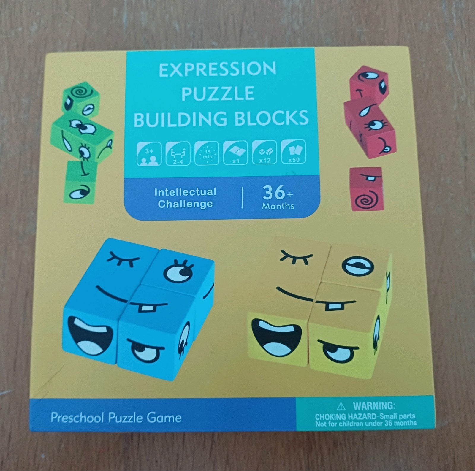 Expression Puzzle Bouwblokken - Intellectuele Uitdaging, Ophalen of Verzenden, Nieuw, Overige merken