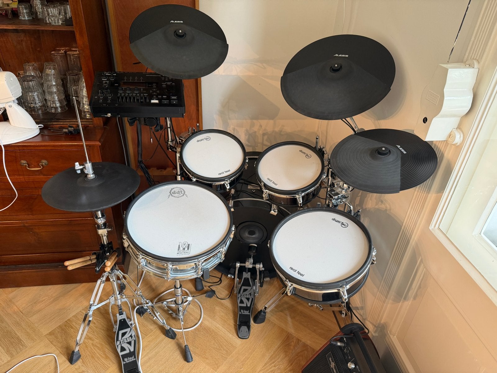 Roland Electronisch Drumstel TD-50X met extra's, Ophalen, Gebruikt, Roland, Elektronisch