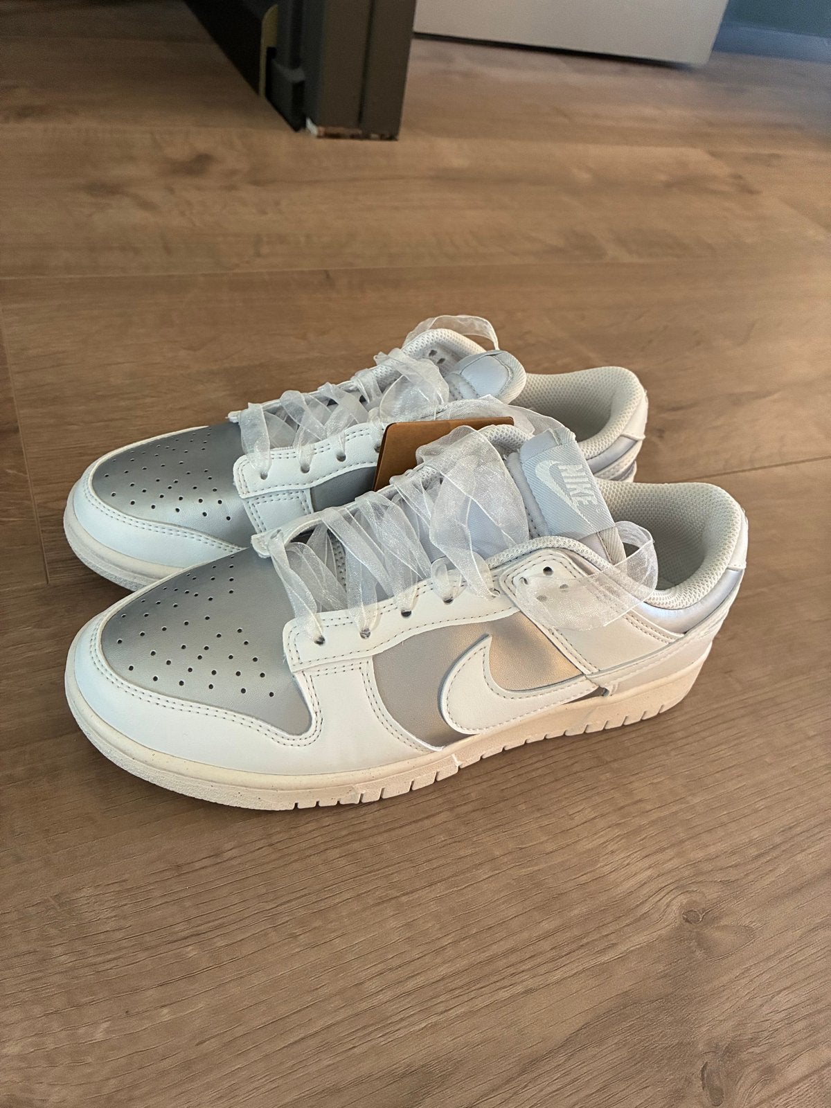 Nieuwe Nike Dunk Low Next Nature Platinum Summit White, Ophalen of Verzenden, Nieuw, Wit, Sneakers of Gympen