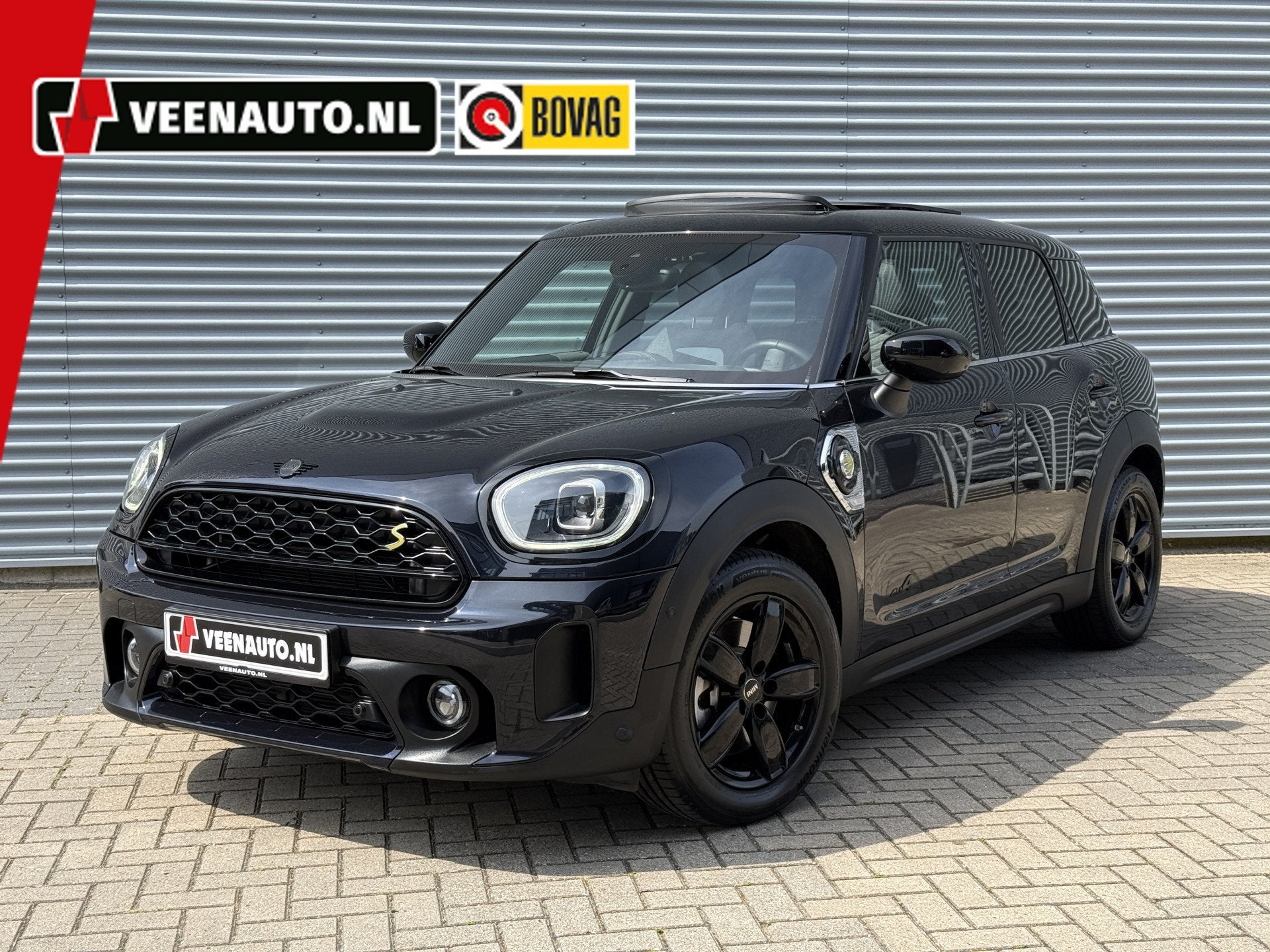MINI Countryman 2.0 Cooper SE ALL4 Pano/H&K/Camera, Auto's, Automaat, Gebruikt, Zwart, Countryman