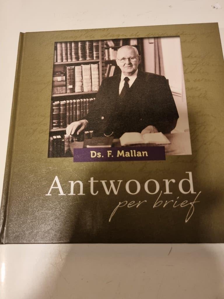 Ds,. F. Mallan. Antwoord per brief., Boeken, Ophalen of Verzenden, Gelezen, Christendom | Protestants