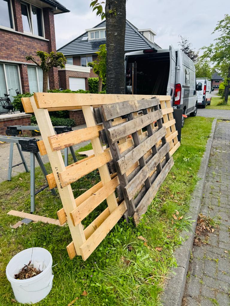 Houten Pallets - Nieuw en Gebruikt, Ophalen, Zo goed als nieuw, 50 mm of meer, Pallet