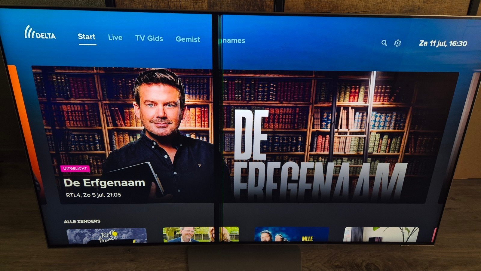 Samsung QLED TV QE55Q93CATXXN - Defect voor onderdelen, Ophalen, 100 cm of meer, Samsung