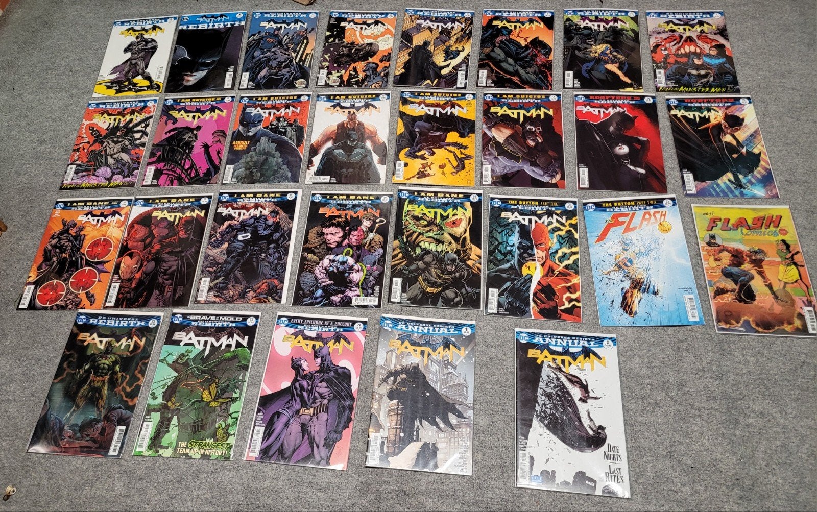 29x Batman rebirth nieuwstaat, Boeken, Strips | Comics, Eén comic, Ophalen of Verzenden, Zo goed als nieuw, Amerika