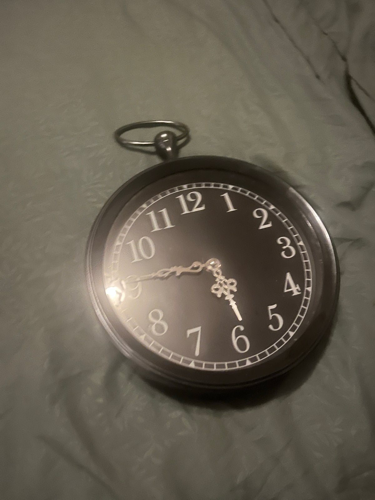 Wandklok in zakhorloge-stijl, Ophalen