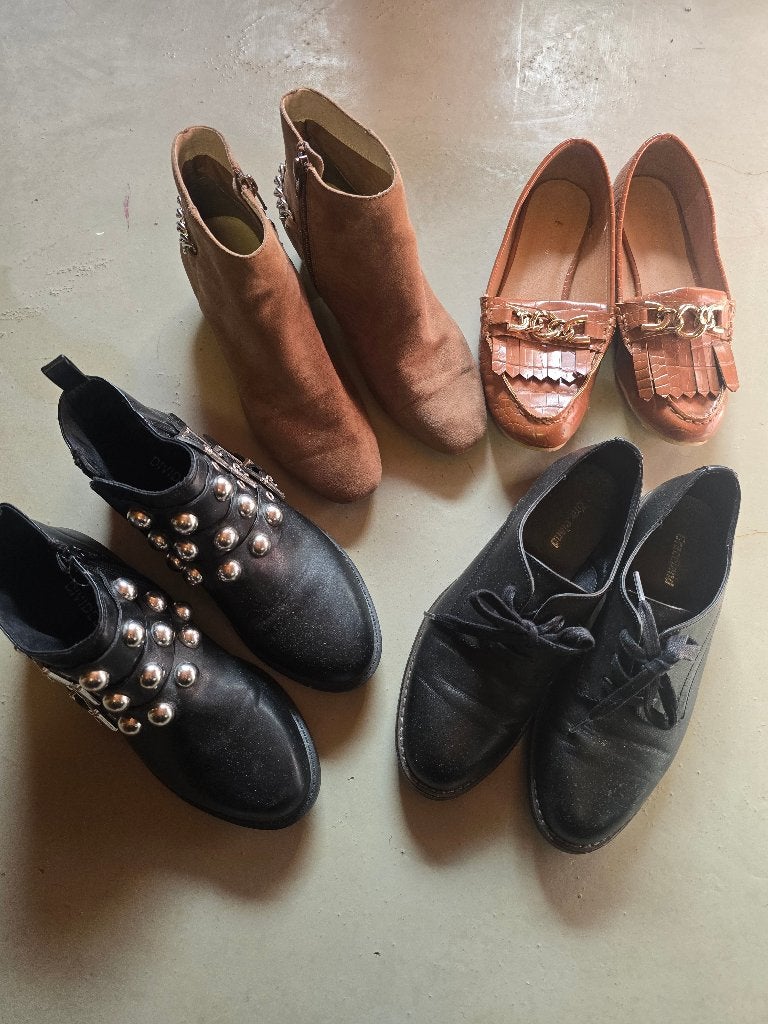 4x schoenen zara h&m graceland mt 36 = 8,50 euro, Bruin, Zara, Ophalen of Verzenden, Sneakers of Gympen