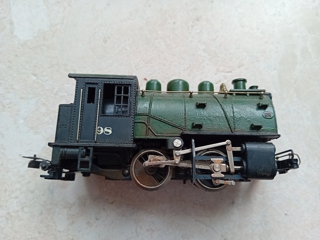 H0#447 ~ Rivarossi 1221 - Rangeer stoomlocomotief., Gebruikt, Ophalen of Verzenden, Roco, Gelijkstroom