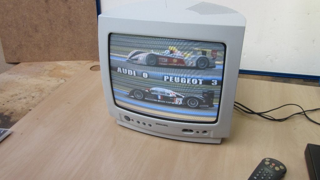 Philips Beeldbuis Kleuren Televisie met Afstandsbediening, Ophalen, Gebruikt, Minder dan 40 cm, Philips