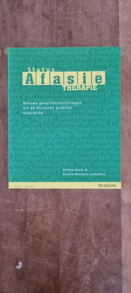 Status Afasie Therapie: Nieuwe Gevalsbeschrijvingen + DVD, Gelezen, Philine Berns & Sandra Wielaert (redactie), Gamma, HBO