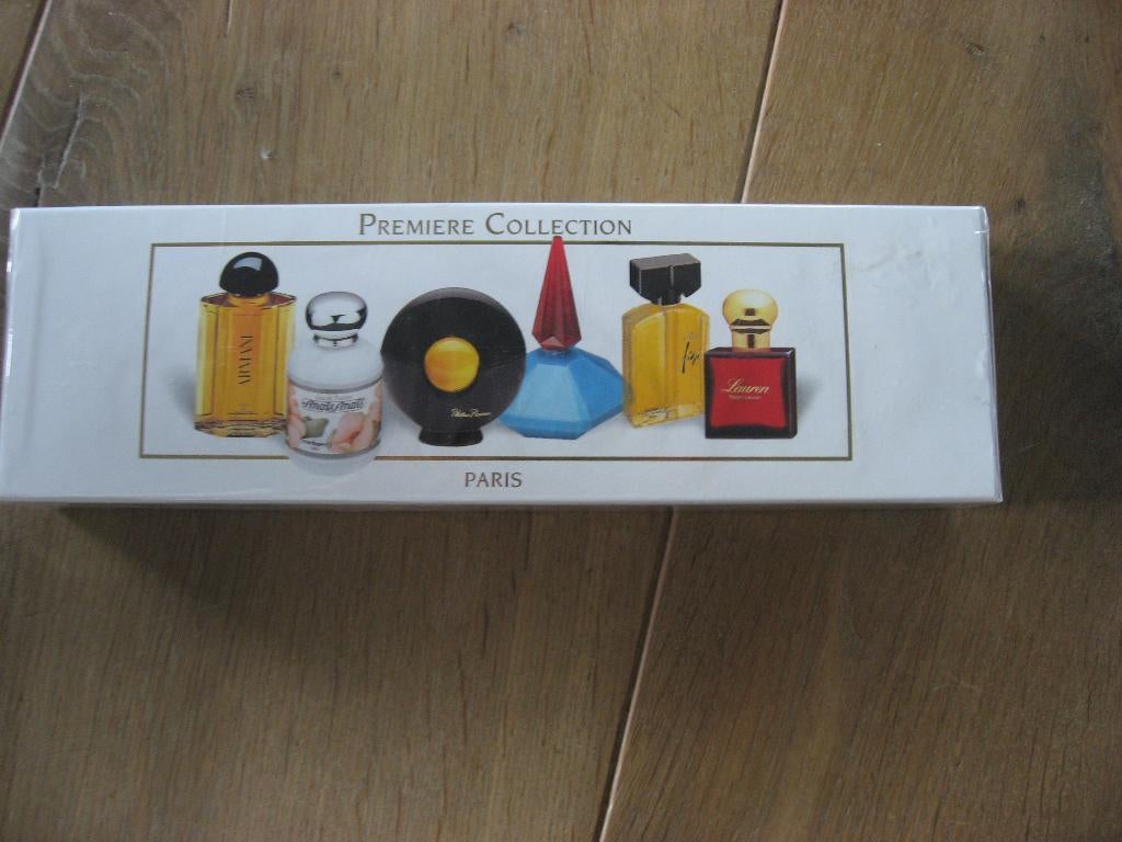 6 mini parfums / edt, oa Armani, Ralph Lauren, Cacharel etc., Verzenden, Nieuw, Miniatuur, Gevuld