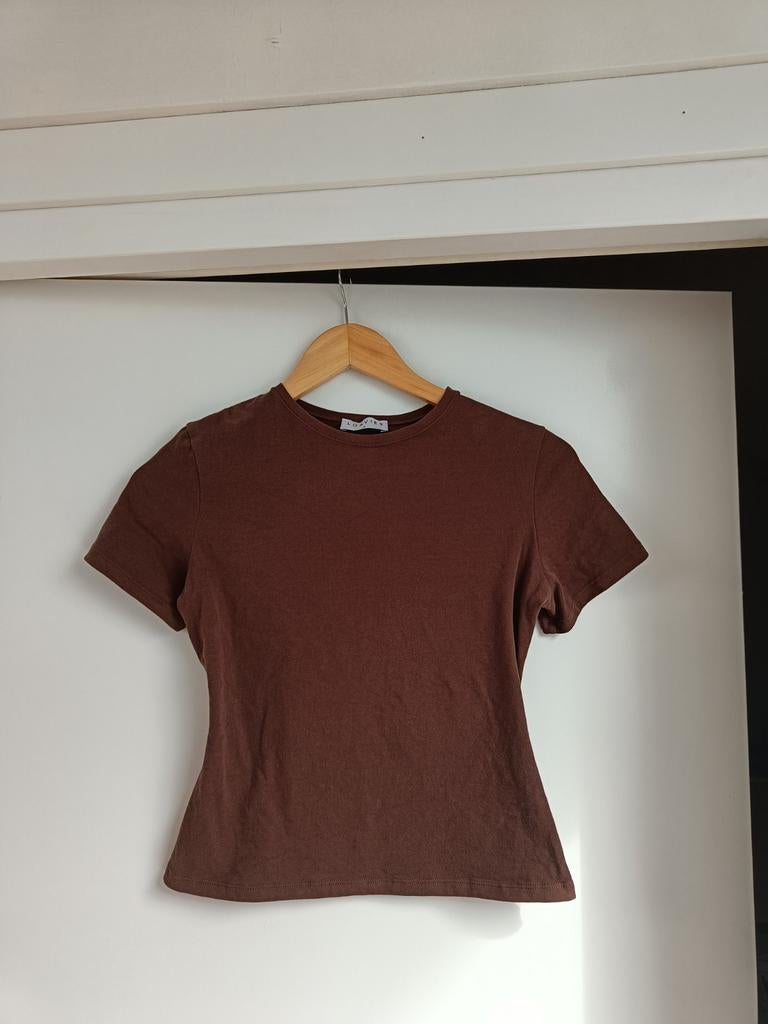 Loavies shirt, Kleding | Dames, Verzenden, Nieuw, Bruin, Korte mouw