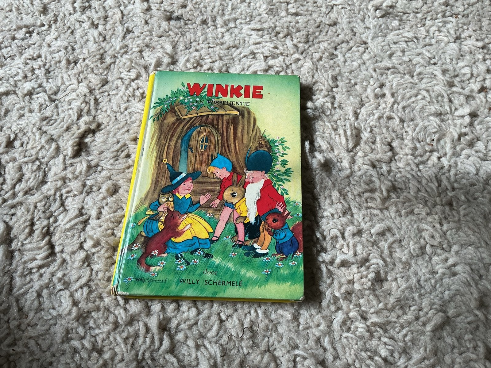 Winkie en Wierelientje - Willy Schermelé opbr giro555vintage, Boeken, Gelezen, Jongen of Meisje, Ophalen of Verzenden, Voorleesboek