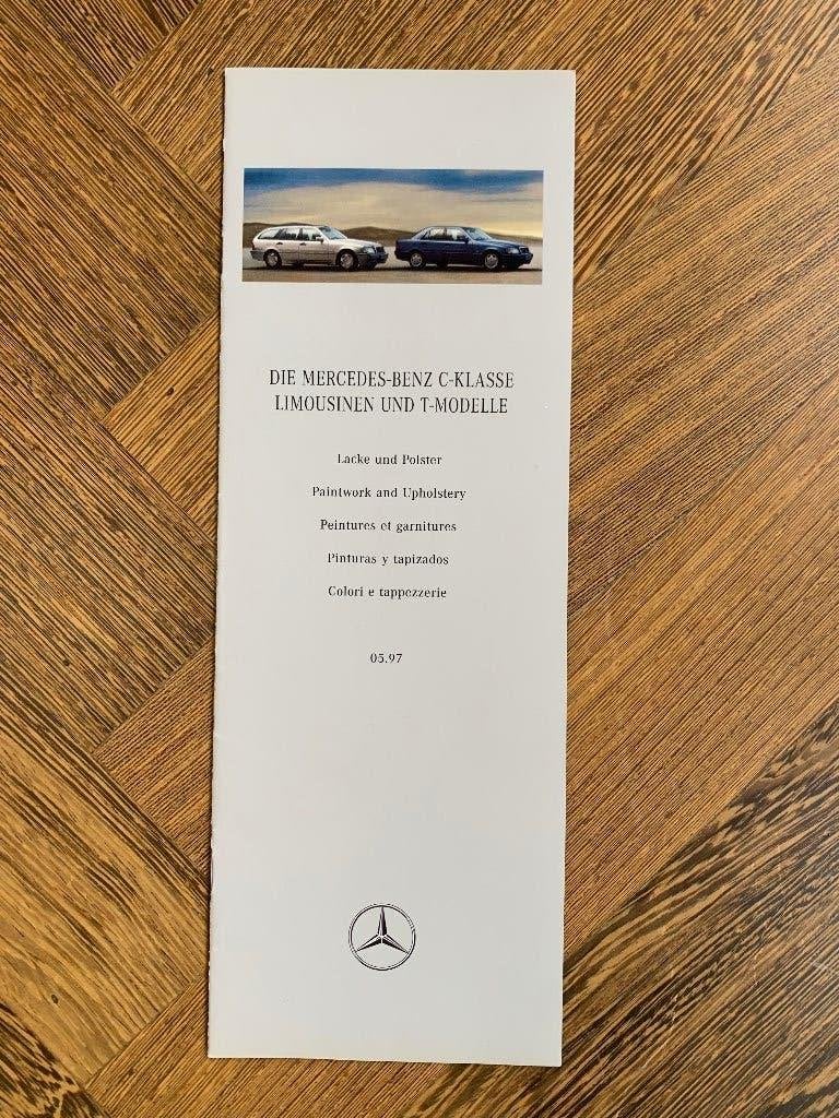 Kleuren folder Mercedes-Benz C-klasse W202 S202 1997, Boeken, Zo goed als nieuw, Mercedes-Benz, Mercedes, Ophalen of Verzenden