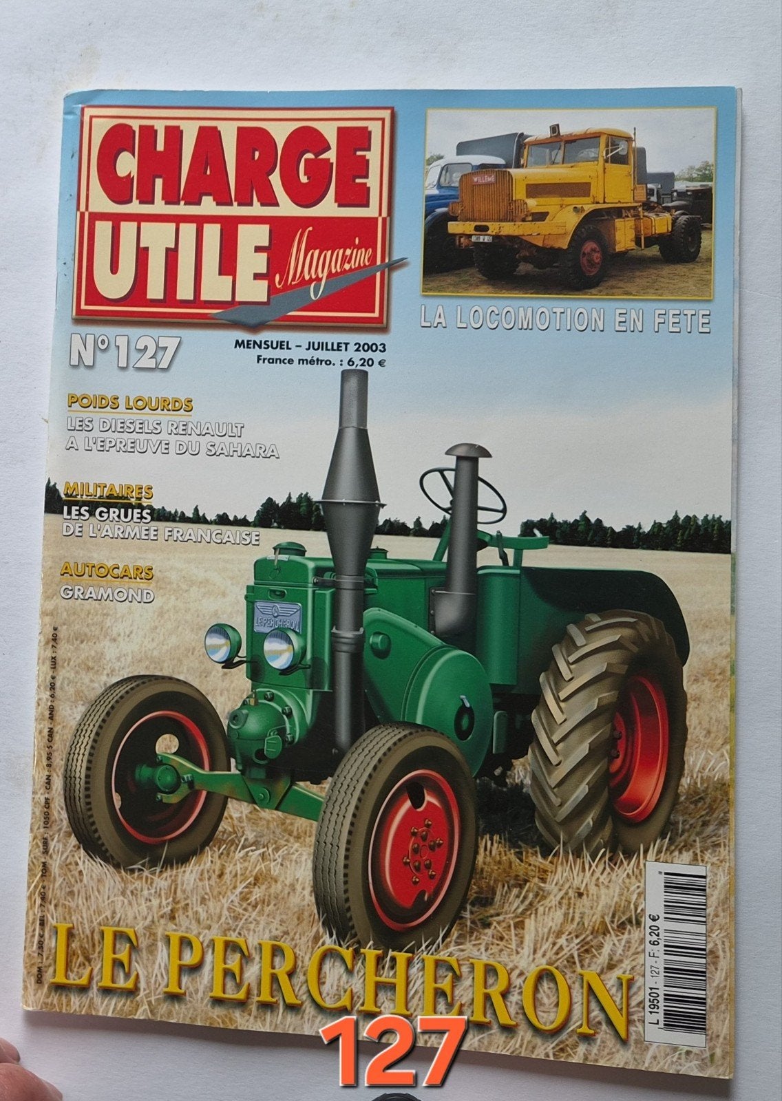 Charge Utile Magazine nr. 127 - Juli 2003, Ophalen of Verzenden, Gelezen, Overige typen